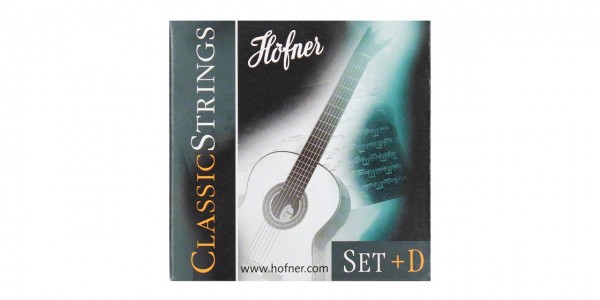 Höfner Classic Gitarren Saiten Set + D