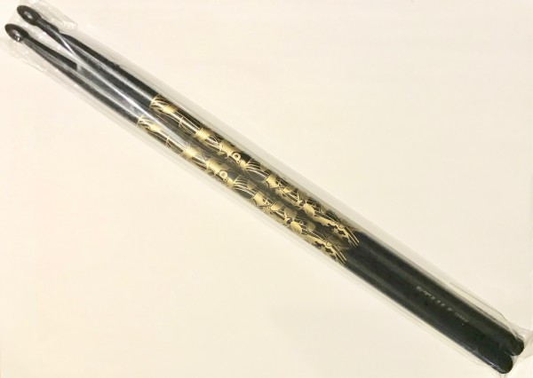 Tama Drumsticks -O5A-K-BG STREAM BEAT Black, Gold Pattern