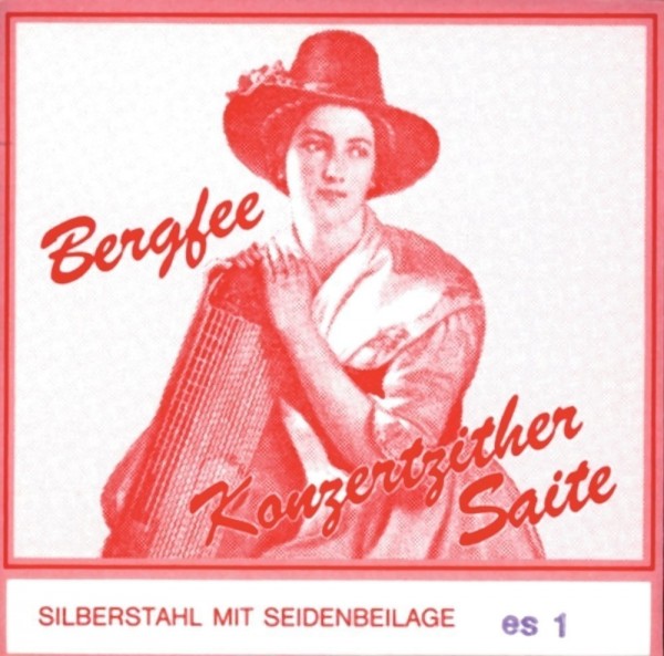 Saite für Konzertzither e- 8 Maxima Silberstahl