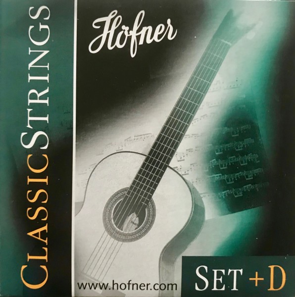 Höfner Classic Gitarren Saiten Set + D