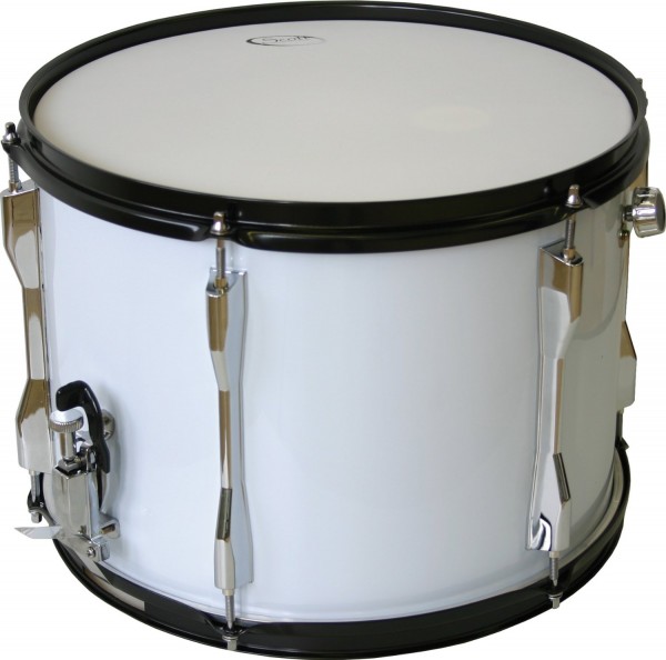 Scott Marching Snare Drum weiß m. Gurt 14" x 10" für Kinder,Jugendliche und Erwachsene