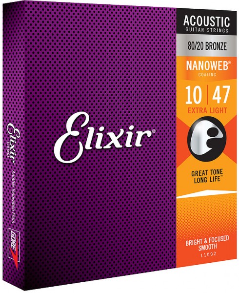 Elixir Bronze Westernsaiten 010-047 Nanoweb