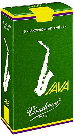 Vandoren Einzelblatt Java Saxophon Alt 3,5 ( Grün )