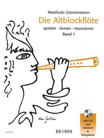 Die Altblockflöte Band 1 von Manfredo Zimmermann