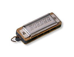 Hohner Mundharmonika Little Lady mit Band zum Umhängen