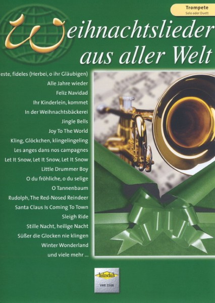 Weihnachtslieder aus aller Welt Trompete Solo oder Duett