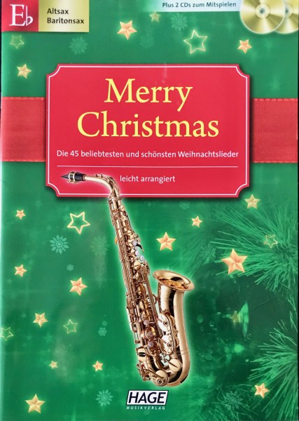 Merry Christmas für Alt und Baritonsaxophon