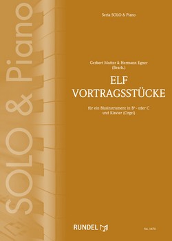 Elf Vortragsstücke für Posaune und Klavier von Gerbert Mutter und Hermann Egner