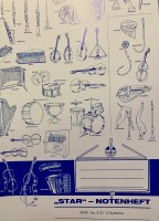 Notenheft ohne Hilfslinie DIN A 4 12 Systeme Notenheft ohne Hilfslinie DIN A 4 12 Systeme