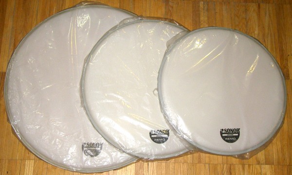 Sonor 12", 13", 16" Fellset für Schlagzeug