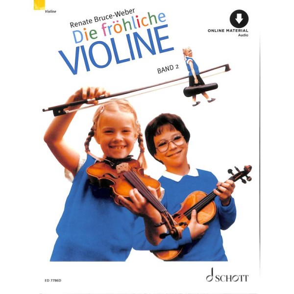 Die fröhliche Violine Band 2 mit online Material Audio