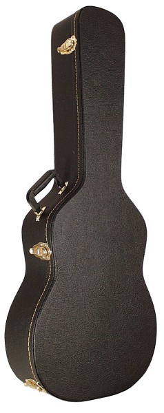 Gitarrenkoffer Konzert schwarz flat