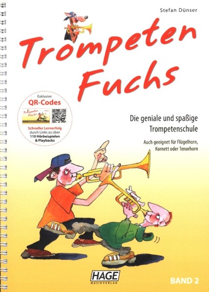 Trompetenfuchs Band 2 mit CD von Stefan Dünser