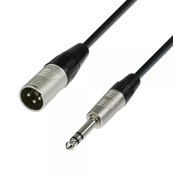 Schulz Kabel Mikrofonkabel XLR Male auf 6,3 mm Klinke Stereo 20 cm