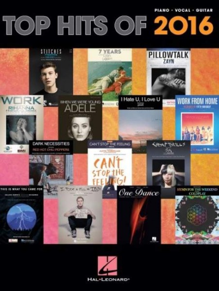 Top Hits of 2016 Songbuch (Klavier, Gesang & Gitarre)