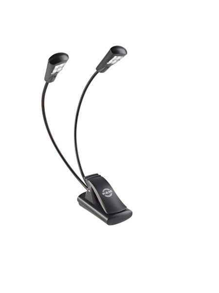 Notenpultleuchte Double 4 LED FlexLight schwarz