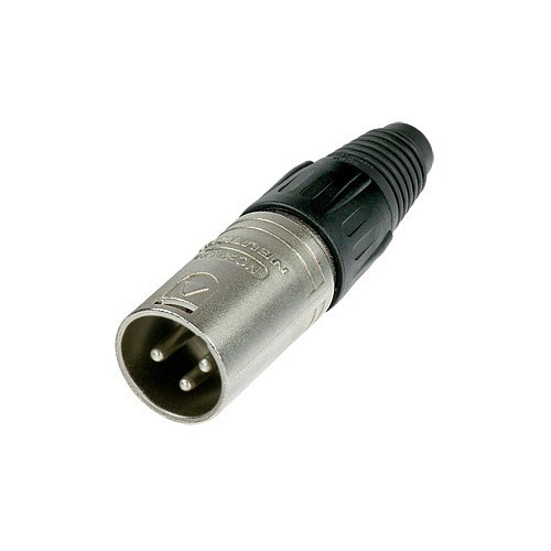 Neutrik NC3MX XLR Stecker 3-Pol male, vernickel