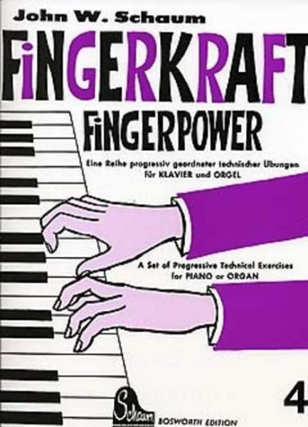 Fingerkraft Band 4 von John W. Schaum