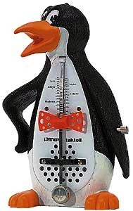 Wittner Taktell Metronom Kunststoffgehäuse ohne GlockeTiermotiv Pinguin