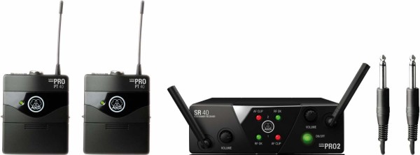 AKG WMS 40 Mini Dual Instrumental Set ISM 1
