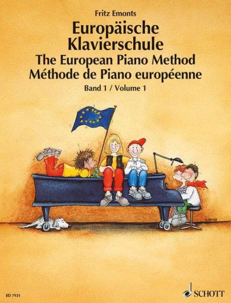 Europäische Klavierschule Band 1 ohne CD Fritz Emonts