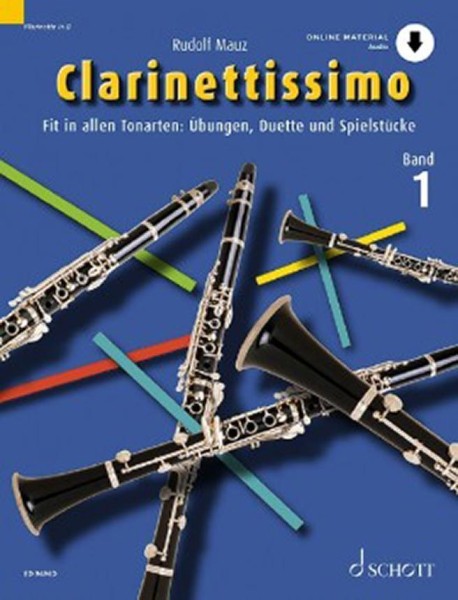 Clarinettissimo Band 1 mit online Audio Material 1-2 Klarinetten