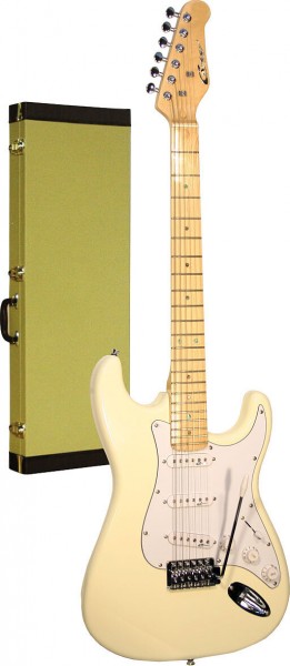Career Stage-1 E-Gitarre vint. white/mpl