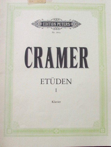 Cramer Etüden Band 1 Klavier