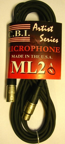 Mikrofonkabel 6m C.B.I. Artist Serie
