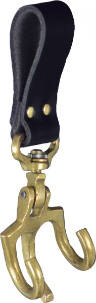 Trommelhaken messing
