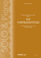 Elf Vortragsstücke für ein Blasinstrument in Bb oder C und Klavier von Gerbert Mutter und Hermann Eg Elf Vortragsstücke für ein Blasinstrument in Bb oder C und Klavier von Gerbert Mutter und Hermann Eg
