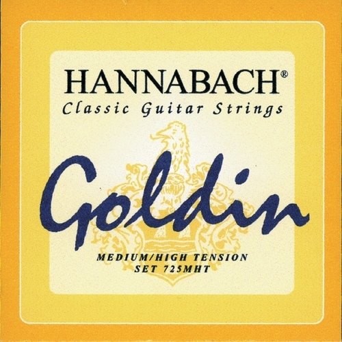 Hannabach Saiten für Classic Gitarre Goldin 3 er Bass Set E A D