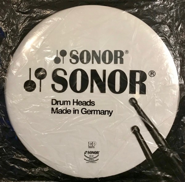 Sonor Schlagzeugfell Bass Drum 22" Mit Schriftzug Sonor