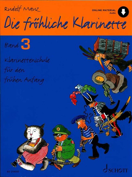 Die fröhliche Klarinette Band 3 Rudolf Mauz