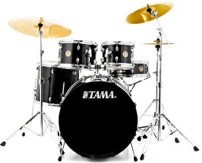 Tama Rhythm Mate Studio Drum Set Black