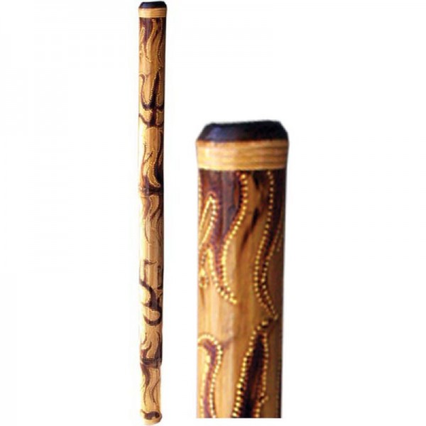 Didgeridoo Bambus 118 cm beflammt-bemalt