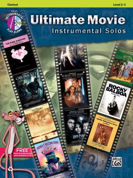 Ultimate Movie Instrumental Solos for Clarinet Book Incl.CD