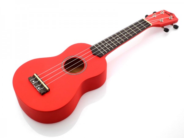 koki'o Ukulele Linde Sopran Rot