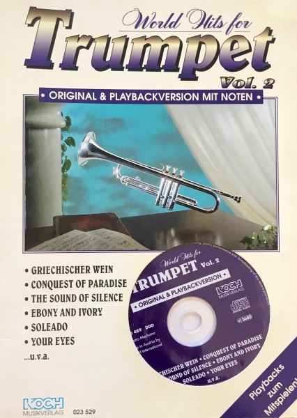 World Hits for Trumpet Vol. 2 mit CD
