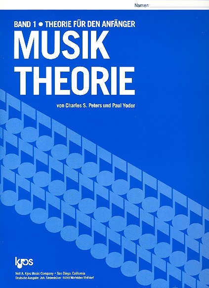 Musik Theorie Band 1 Charles Peters, Paul Yoder