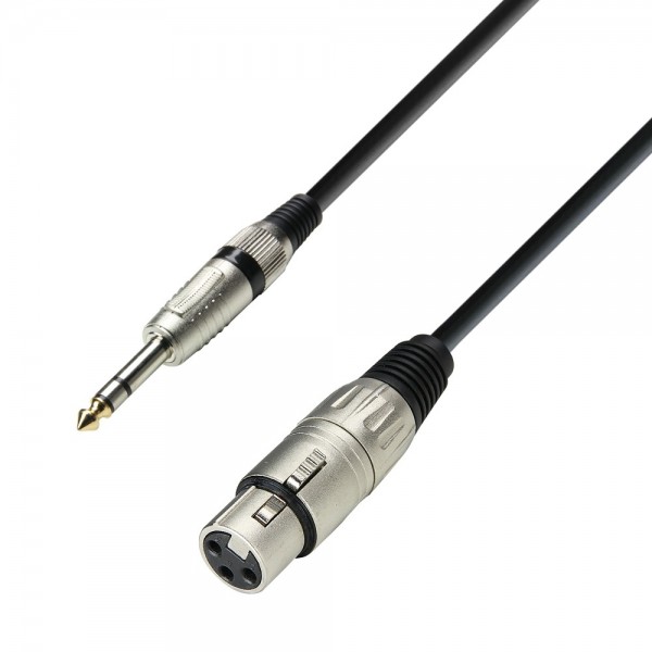 Schulz Kabel Mikrofonkabel XLR female auf 6,3 mm Klinke stereo 1 m