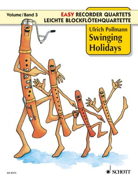 Swinging Holidays Vol. 3 leichte Blockflötenquartette (SATB od. AATB)