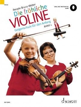 Die fröhliche Violine Band 1 mit online Audio