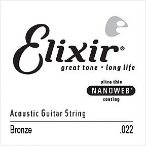 Elixir Acoustic Einzel Gitarren Saite 022