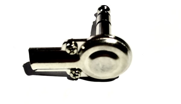 Winkelklinkenstecker 6,3 mm stereo flach