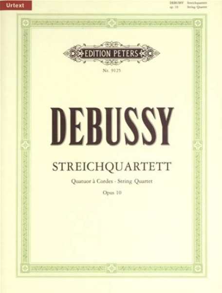 Streichquartett g-Moll op. 10 Claude Debussy