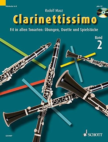 Clarinettissimo Band 2 mit CD1-2 Klarinetten